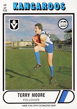 1976 Scanlens VFL #69 Terry Moore Front